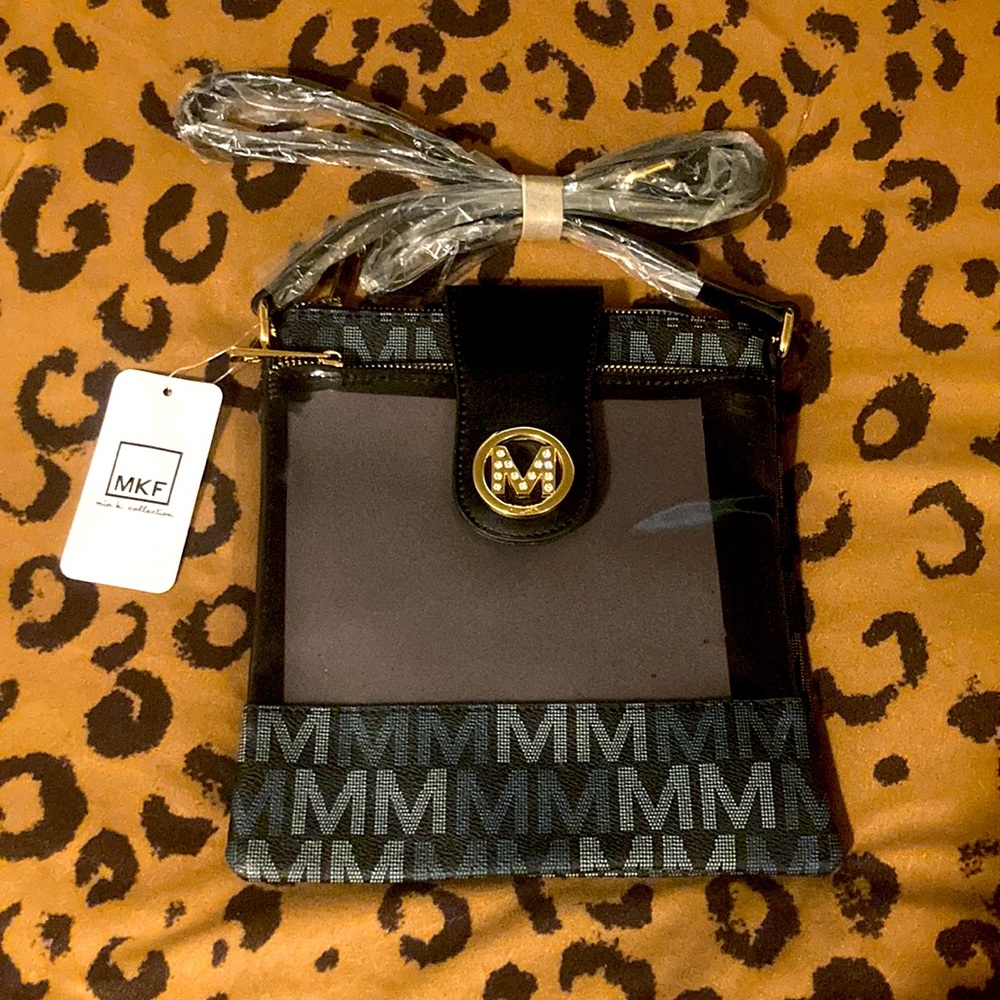 NWT Milan MKF Transparent Crossbody